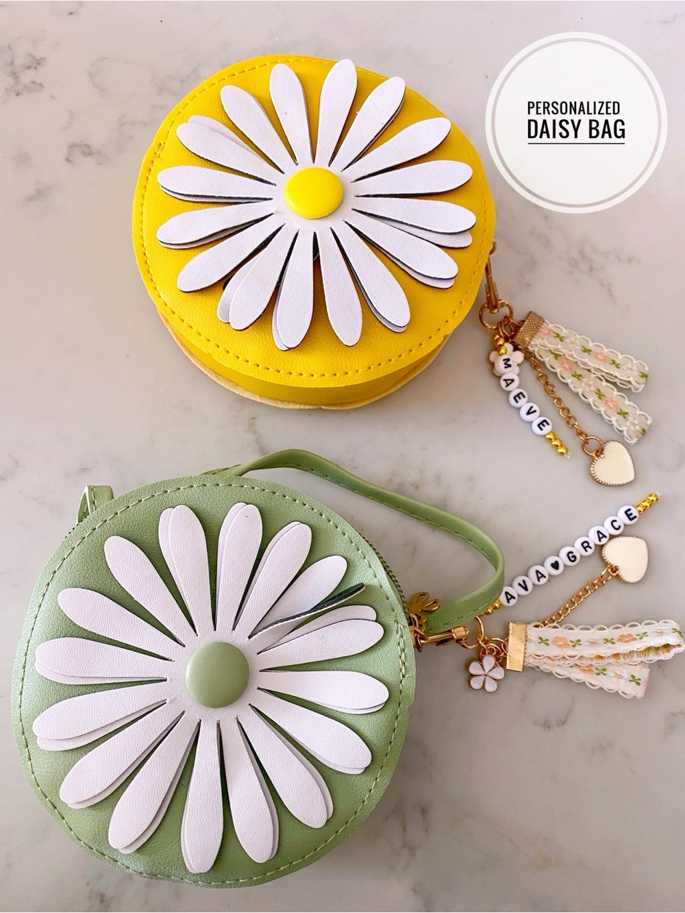NEW Personalized Daisy Kids Crossbody Bag
